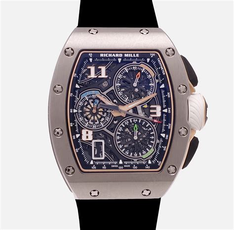 richard mille flyback chronograph titanium men's|richard mille flyback 72 01.